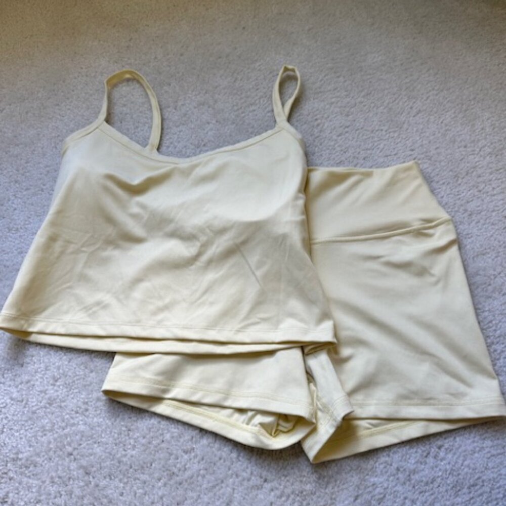 Gilly Hicks Butter Yellow Tank Top